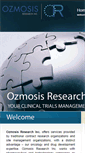 Mobile Screenshot of ozmosisresearch.ca